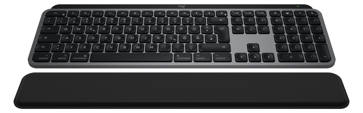Logitech Master Series MX Keys S Combo for Mac - Bluetooth LE - Space-grau - TL: Deutsch, QWERTZ
