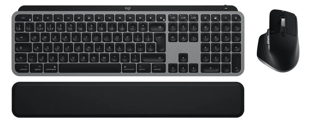 Logitech Master Series MX Keys S Combo for Mac - Bluetooth LE - Space-grau - TL: Deutsch, QWERTZ, Ansicht 4