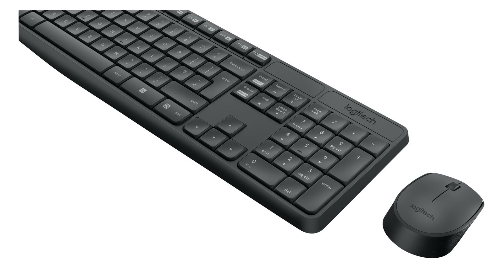 Logitech MK235 - Tastatur-und-Maus-Set - kabellos - TL: CZ/SK, QWERTY