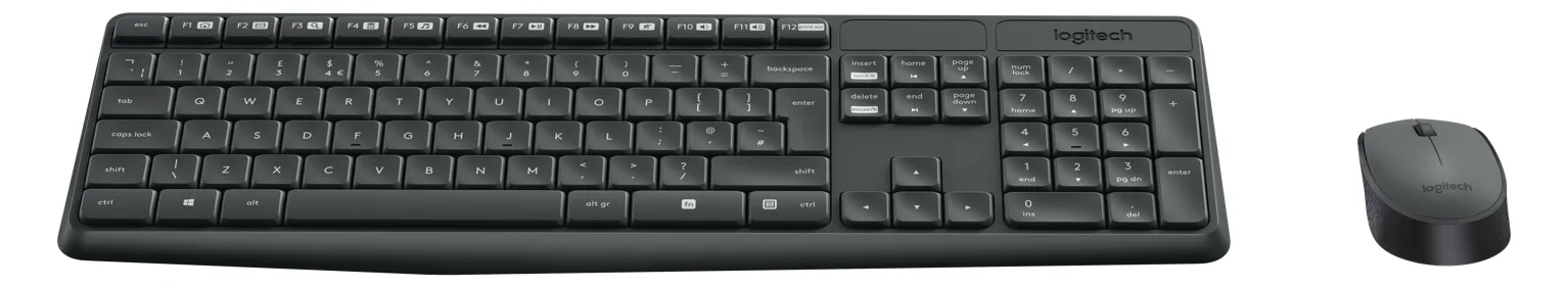 Logitech MK235 - Tastatur-und-Maus-Set - kabellos - TL: Ungarisch, QWERTZ, Ansicht 2