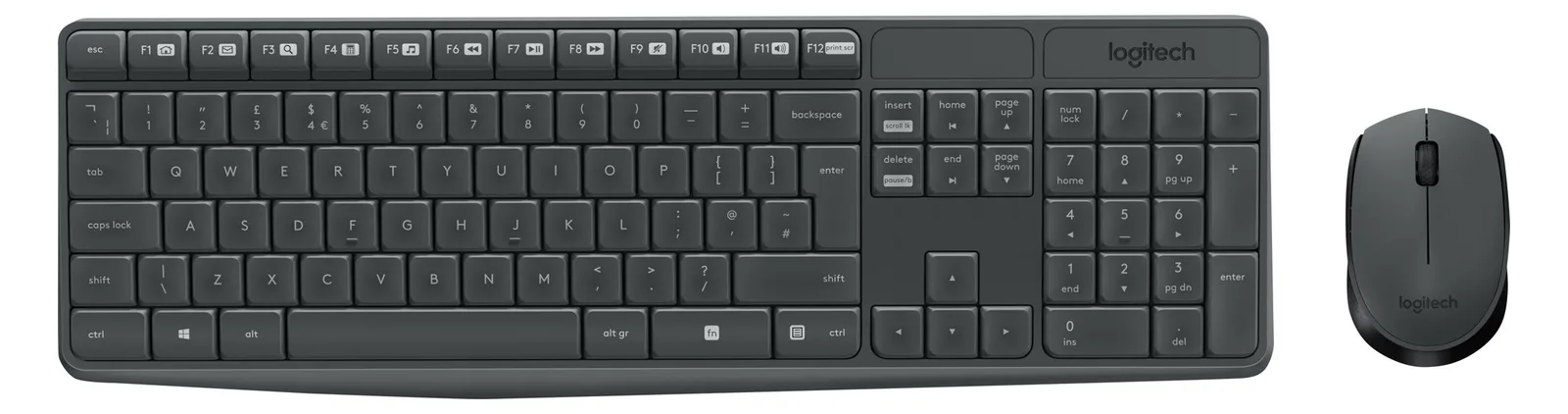Logitech MK235 - Tastatur-und-Maus-Set - kabellos - TL: Ungarisch, QWERTZ, Ansicht 3