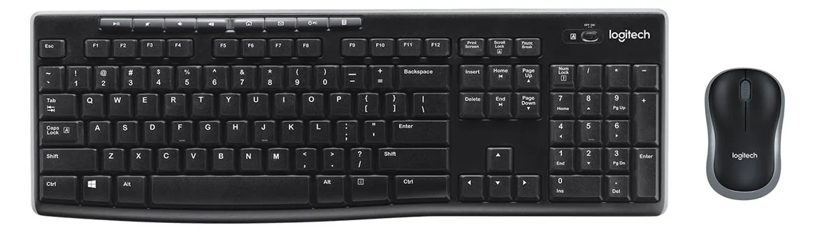 Logitech MK270 Wireless Combo - Tastatur-und-Maus-Set - TL: Französisch, AZERTY, Ansicht 3
