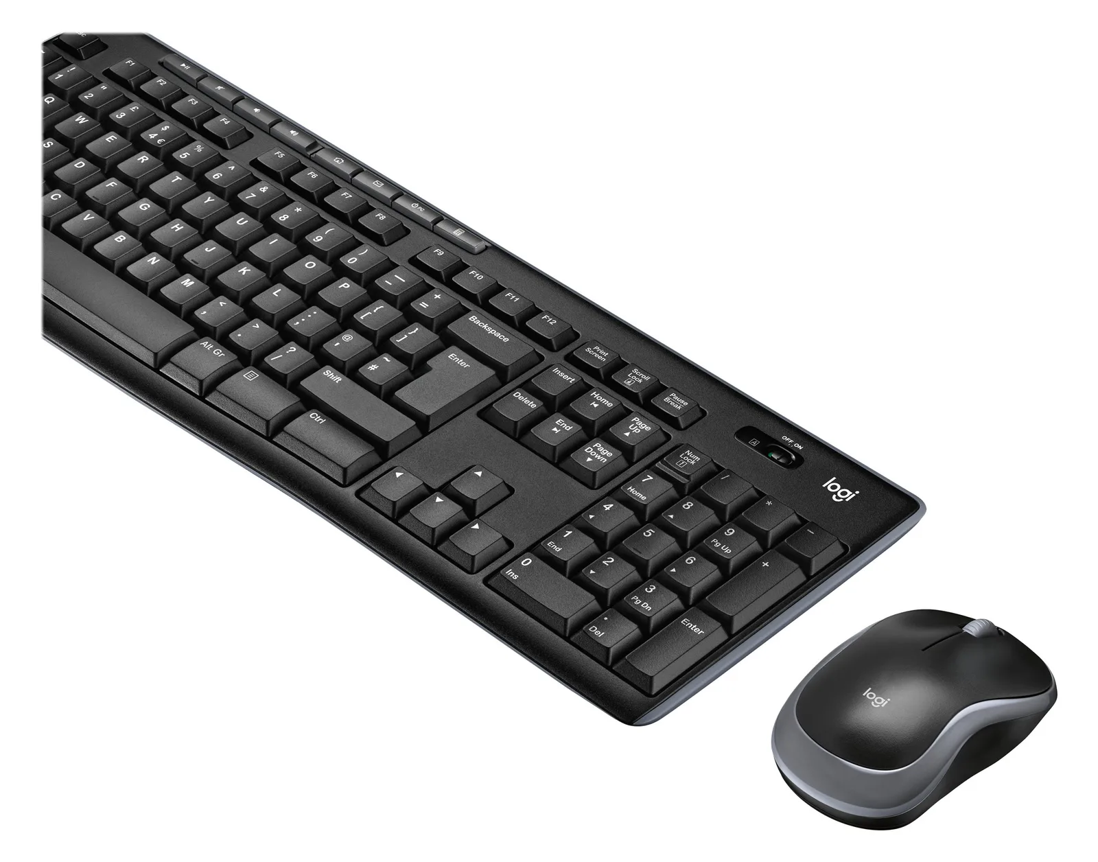 Logitech MK270 Wireless Combo - Tastatur-und-Maus-Set - TL: Slowenisch, QWERTY, Ansicht 2