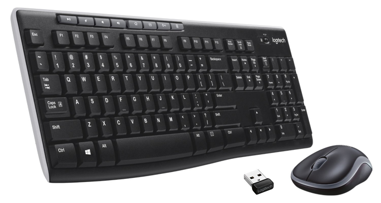 Logitech MK270 Wireless Combo - Tastatur-und-Maus-Set - TL: Spanisch, QWERTY