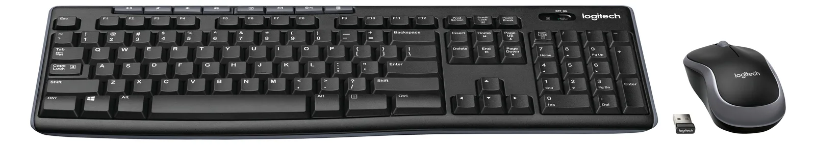 Logitech MK270 Wireless Combo - Tastatur-und-Maus-Set - TL: Spanisch, QWERTY, Ansicht 2