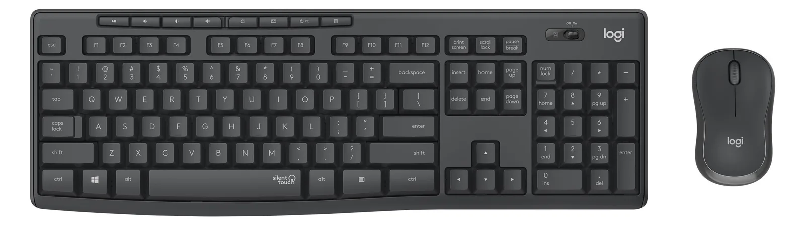 Logitech MK295 Silent - Tastatur-und-Maus-Set - TL: CZ/SK, QWERTY, Ansicht 5