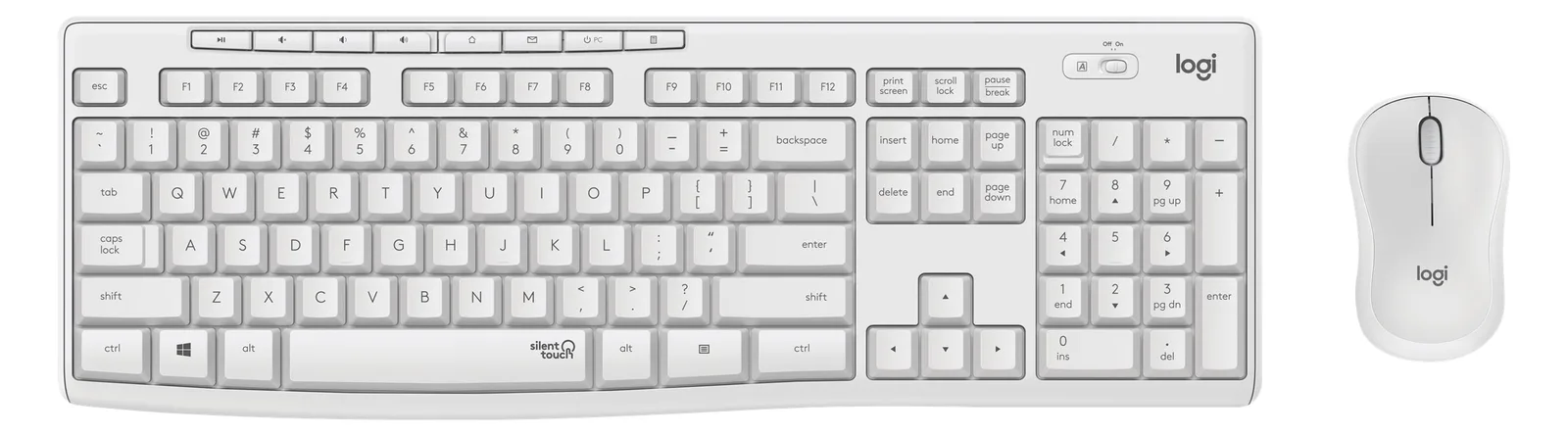 Logitech MK295 Silent - Tastatur-und-Maus-Set - TL: Deutsch, QWERTZ, Ansicht 4