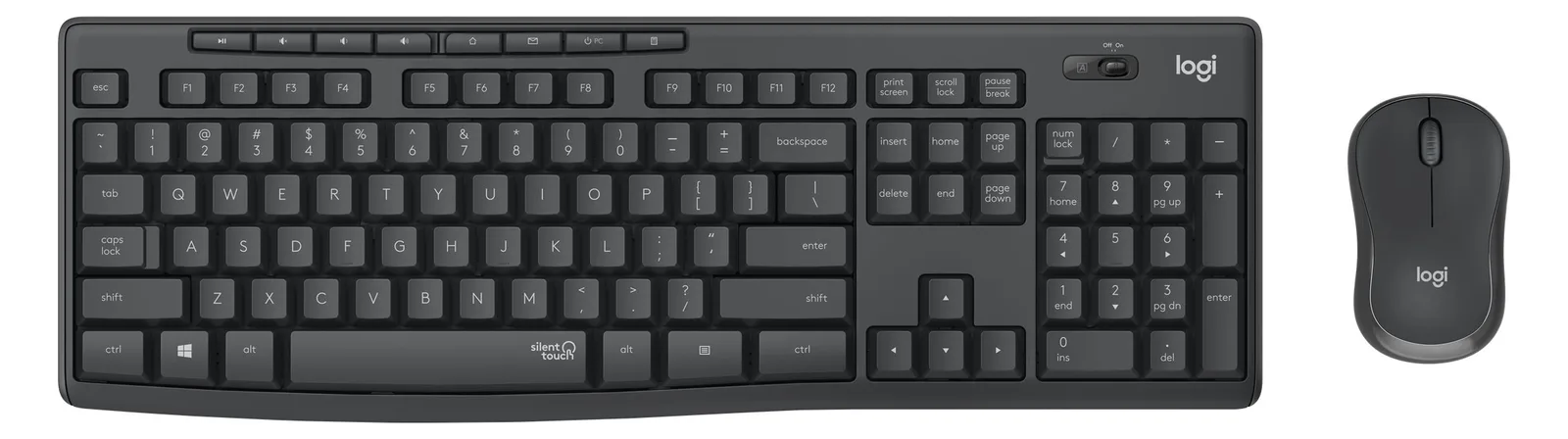 Logitech MK295 Silent - Tastatur-und-Maus-Set - TL: Niederländisch, QWERTY, Ansicht 4