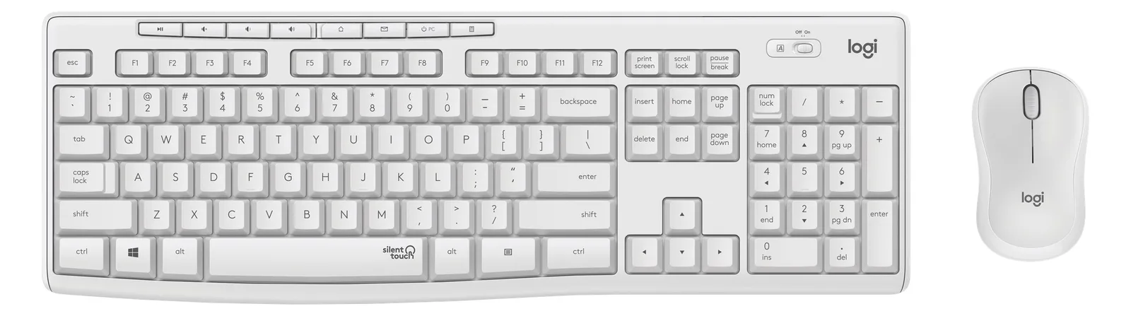 Logitech MK295 Silent - Tastatur-und-Maus-Set - TL: Schweiz, QWERTZ, Ansicht 5