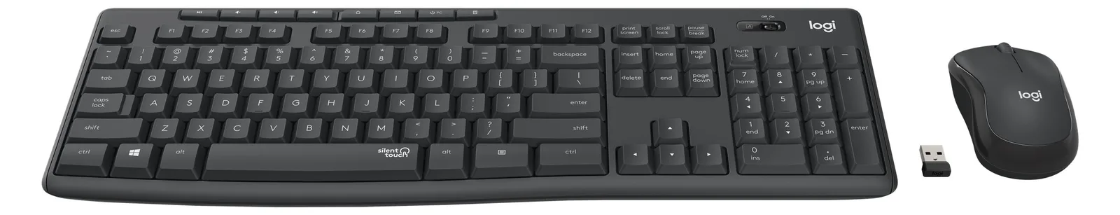 Logitech MK295 Silent - Tastatur-und-Maus-Set - TL: Ungarisch, QWERTZ, Ansicht 5