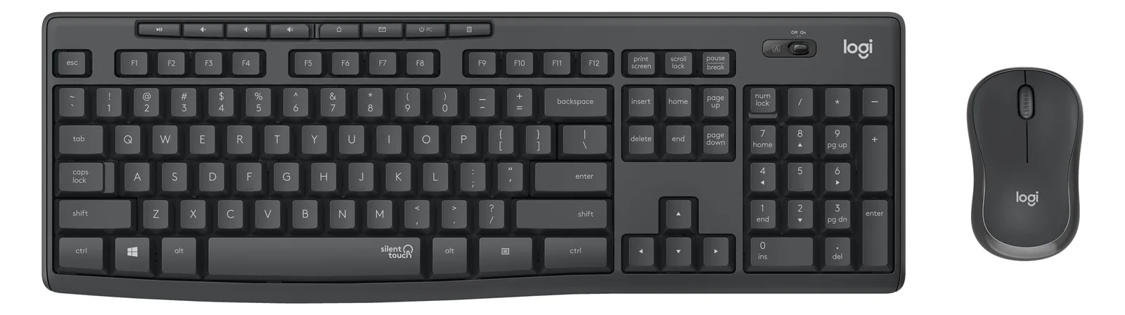 Logitech MK295 Silent - Tastatur-und-Maus-Set - TL: US, QWERTY, Ansicht 5