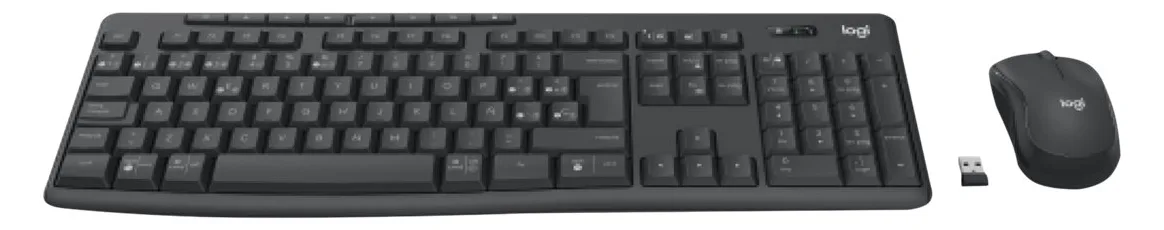 Logitech MK370 Combo for Business - Tastatur-und-Maus-Set - TL: Französisch, AZERTY, Ansicht 3
