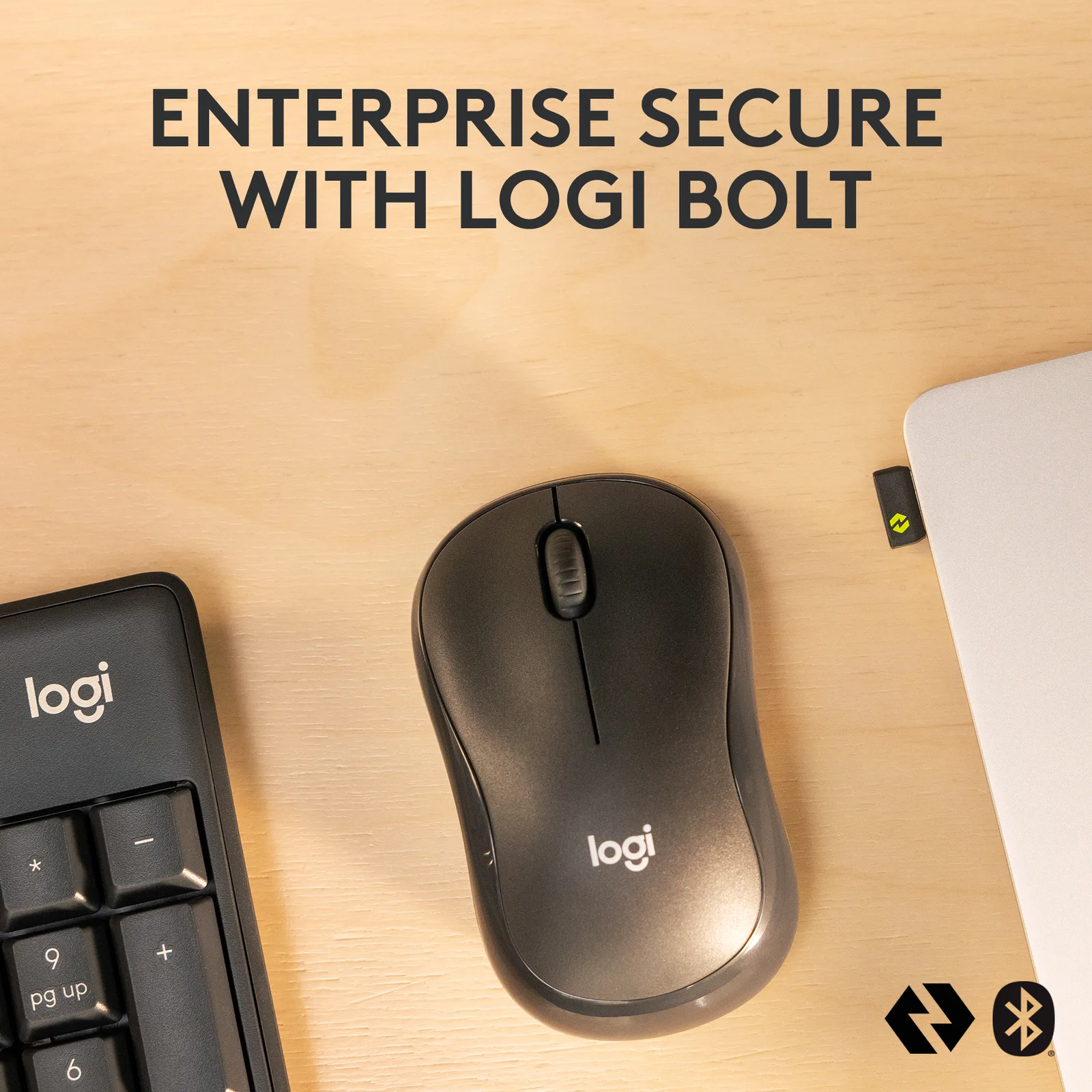 Logitech MK370 Combo for Business - Tastatur-und-Maus-Set - TL: Schweiz, QWERTZ, Ansicht 2