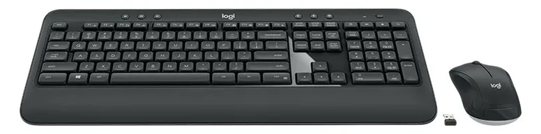Logitech MK540 Advanced - Tastatur-und-Maus-Set - Dunkelgrau - TL: Arabisch, QWERTY, Ansicht 4