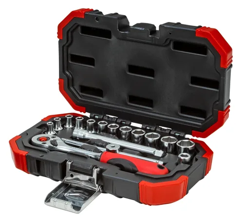 Gedore R49003016 - Steckschlüssel-Satz - 1/4" - Metrisch - 12 Kopf/Köpfe - 4,4.5,5,5.5,6,7,8,9,10,11,12,13 mm, Ansicht 2