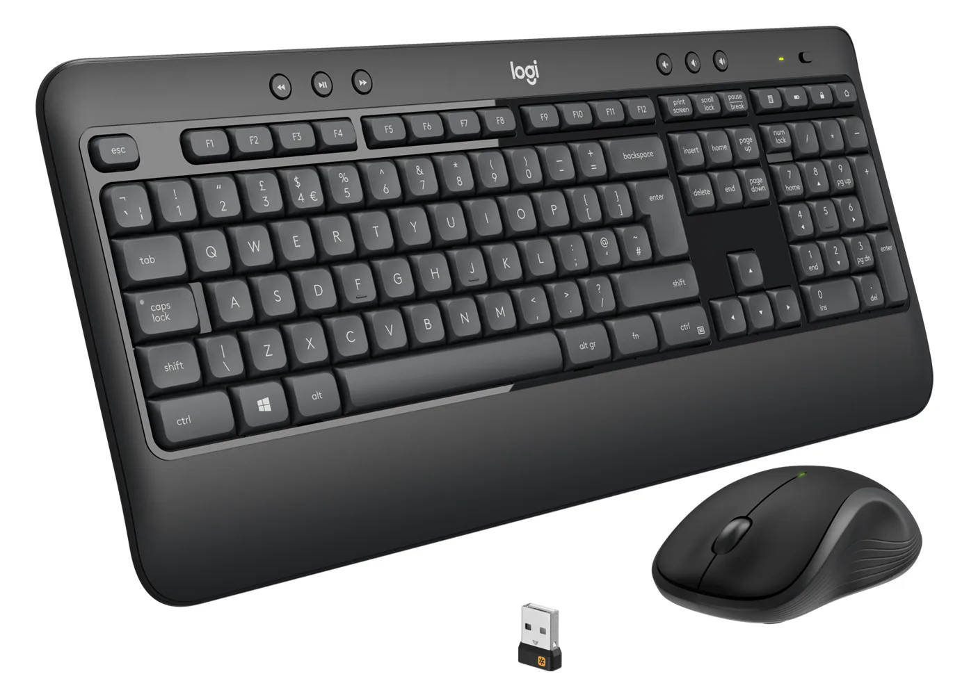 Logitech MK540 Advanced - Tastatur-und-Maus-Set - TL: US, QWERTY, Ansicht 2