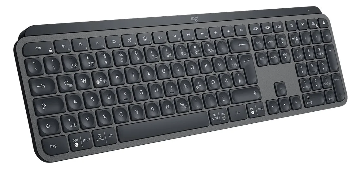 Logitech MX Keys - Tastatur - hinterleuchtet - TL: Deutsch, QWERTZ, Ansicht 4