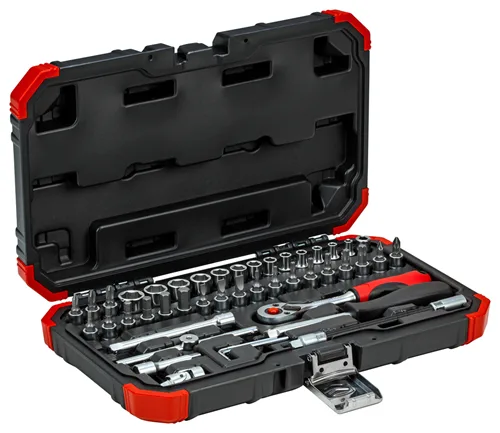 Gedore R49003046 - Steckschlüssel-Satz - 1/4" - Metrisch - 35 Kopf/Köpfe - 4,4.5,5,5.5 bis 14 mm - T10 - T15 - T20…, Ansicht 3