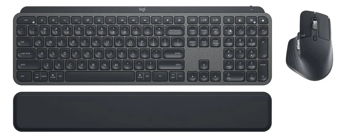 Logitech MX Keys Combo for Business - Tastatur-und-Maus-Set - TL: US, QWERTY, Ansicht 4