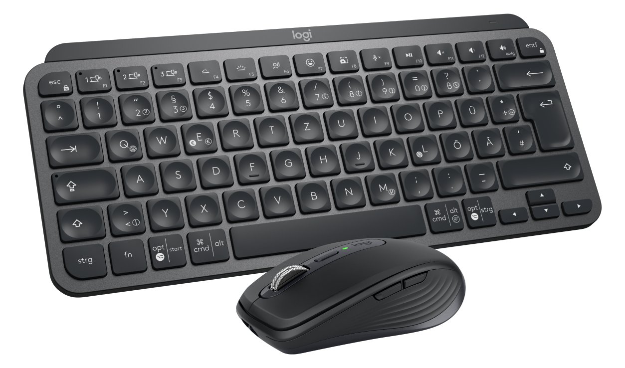 Logitech MX Keys Mini Combo for Business - Tastatur-und-Maus-Set - TL: Deutsch, QWERTZ