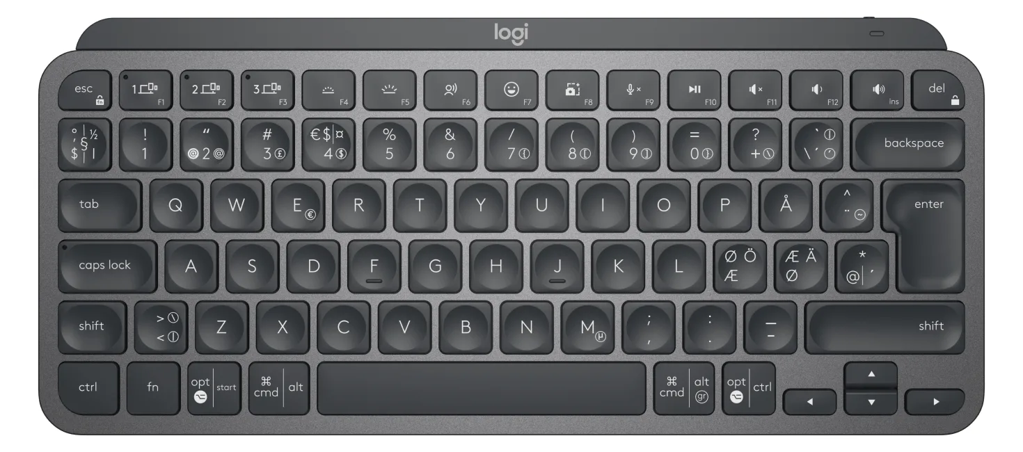 Logitech MX Keys Mini for Business - Tastatur - TL: Nordisch, QWERTY, Ansicht 2
