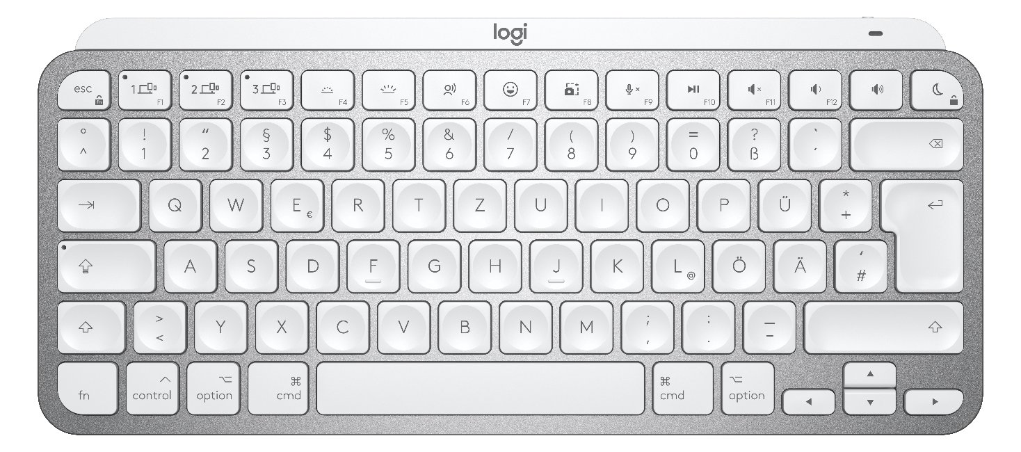 Logitech MX Keys Mini for Mac - Tastatur - hinterleuchtet - TL: Deutsch, QWERTZ