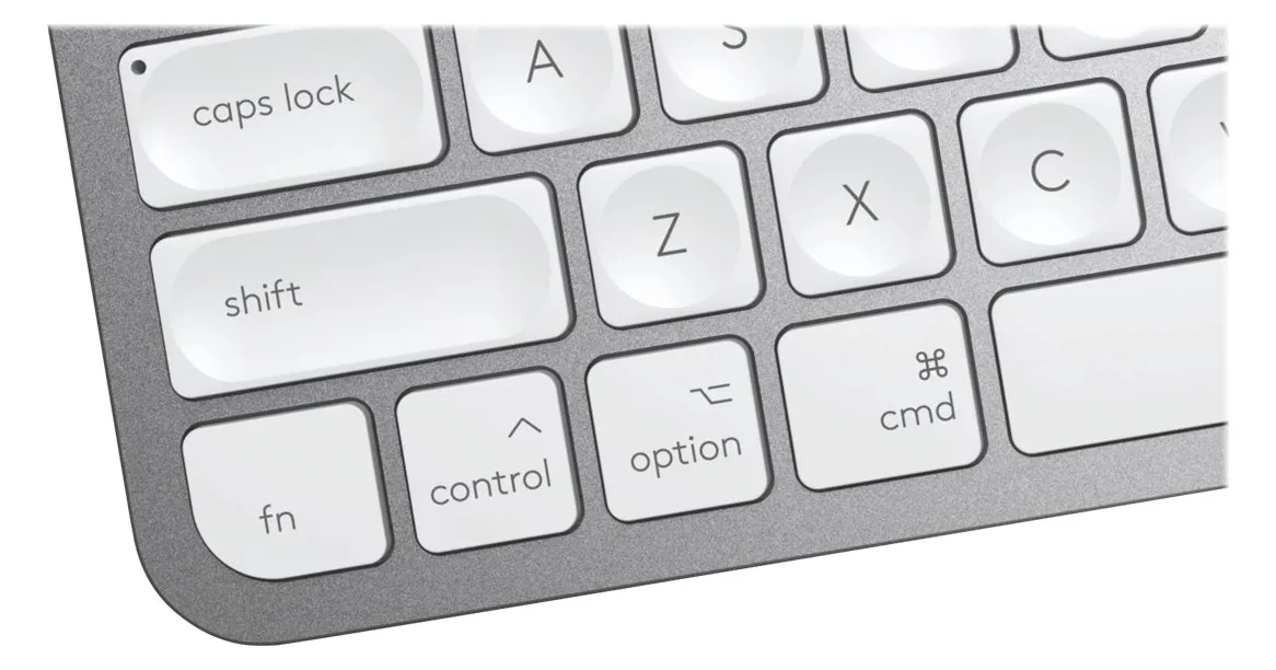 Logitech MX Keys Mini for Mac - Tastatur - hinterleuchtet - TL: US, QWERTY, Ansicht 3