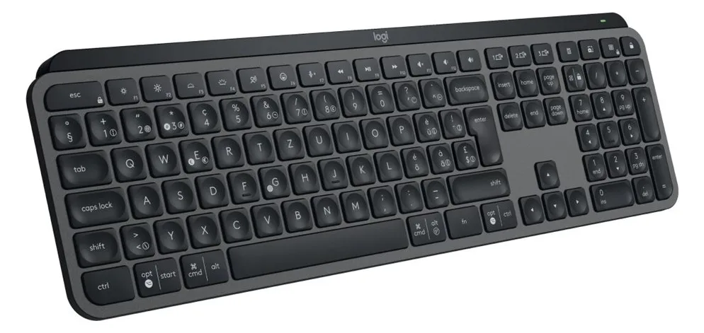 Logitech MX Keys S - Tastatur - hinterleuchtet - TL: Belgisch, AZERTY, Ansicht 4