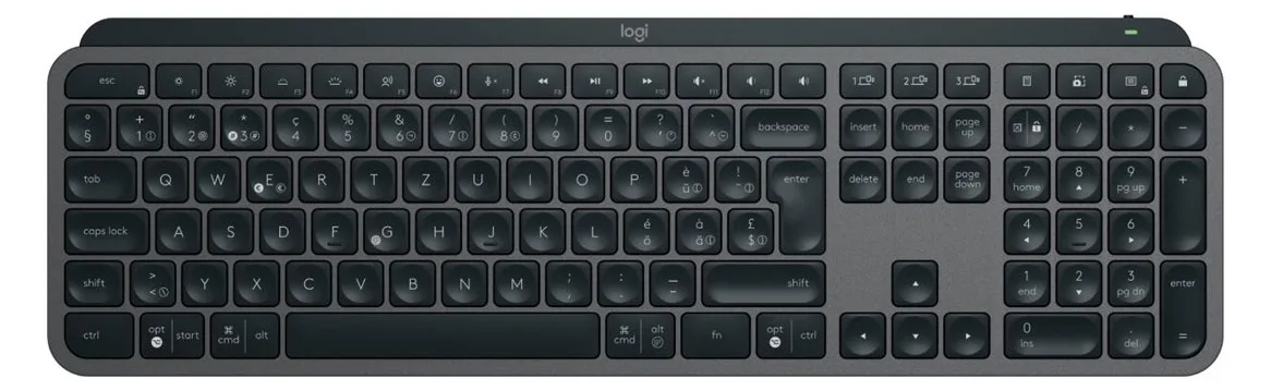 Logitech MX Keys S - Tastatur - hinterleuchtet - TL: Deutsch, QWERTZ, Ansicht 4