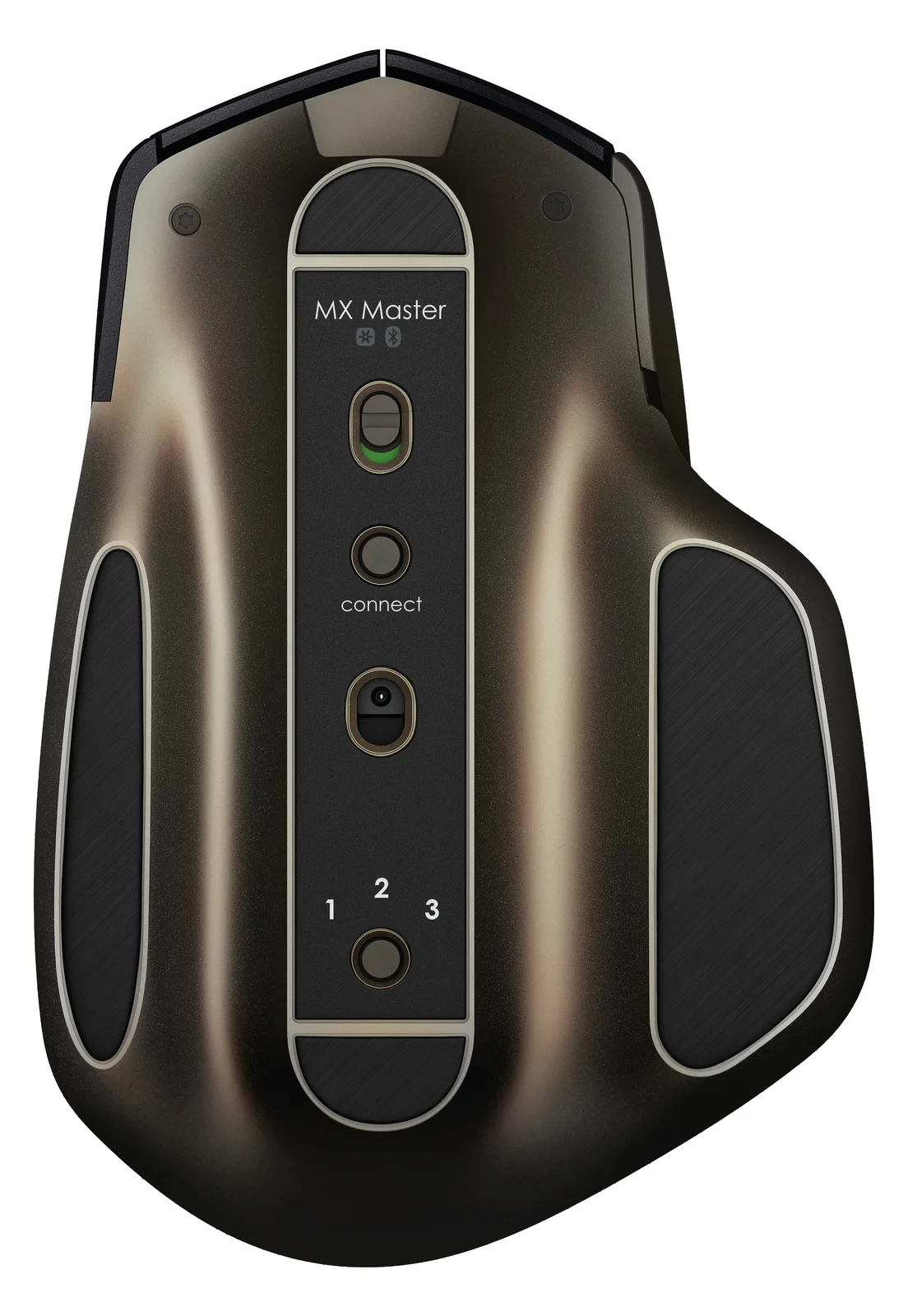 Logitech MX Master - Maus - Laser - 5 Tasten - kabellos - Bluetooth, 2.4 GHz - kabelloser Empfänger (USB), Ansicht 2