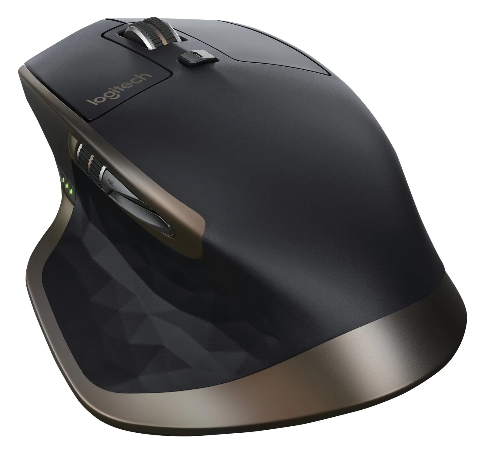 Logitech MX Master - Maus - Laser - 5 Tasten - kabellos - Bluetooth, 2.4 GHz - kabelloser Empfänger (USB), Ansicht 3