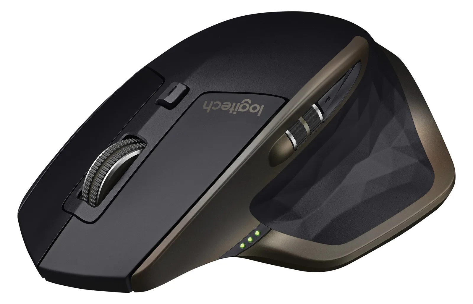 Logitech MX Master - Maus - Laser - 5 Tasten - kabellos - Bluetooth, 2.4 GHz - kabelloser Empfänger (USB), Ansicht 5