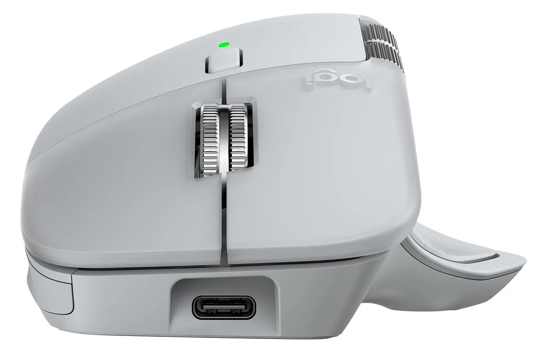 Logitech MX Master 4 - Maus - 8 Tasten - kabellos - Bluetooth, 2.4 GHz - kabelloser Empfänger (USB), Ansicht 5