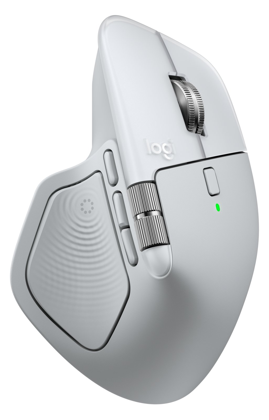 Logitech MX Master 4 for Mac - Maus - 8 Tasten - kabellos - Bluetooth, 2.4 GHz - kabelloser Empfänger (USB)