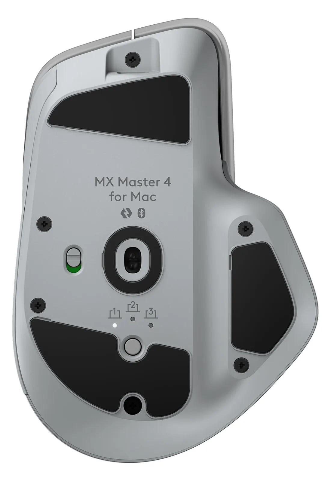Logitech MX Master 4 for Mac - Maus - 8 Tasten - kabellos - Bluetooth, 2.4 GHz - kabelloser Empfänger (USB), Ansicht 2