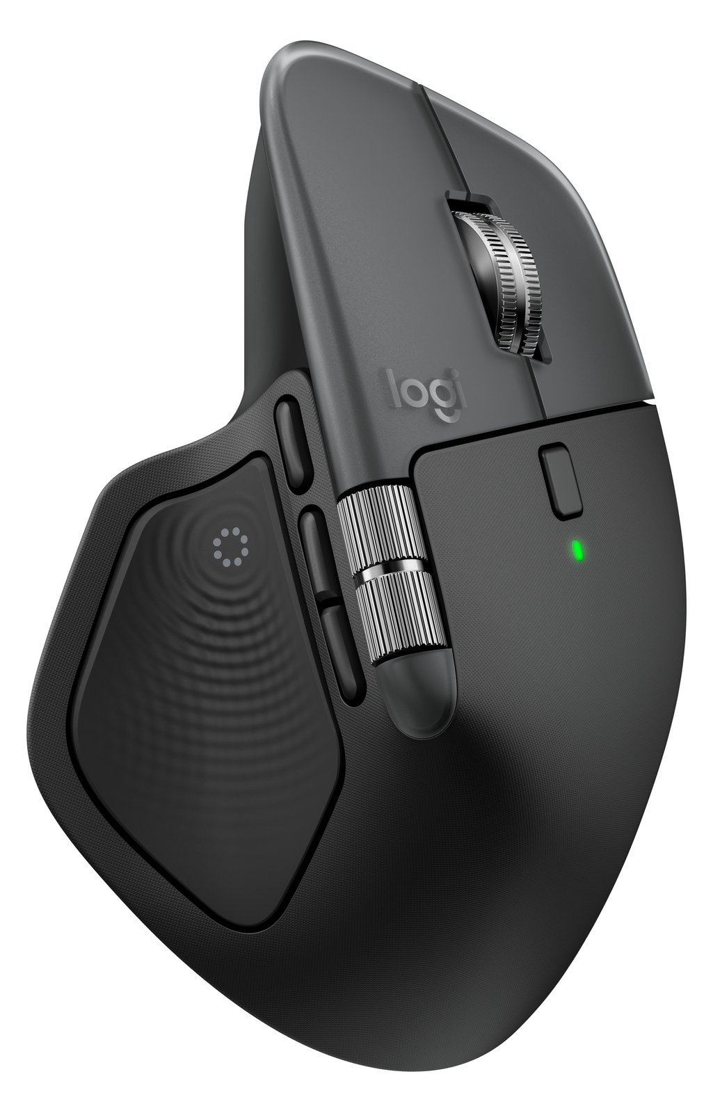 Logitech MX Master 4 for Mac - Maus - 8 Tasten - kabellos - Bluetooth, 2.4 GHz - kabelloser Empfänger (USB)