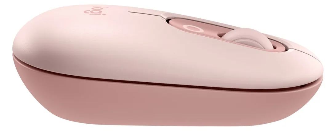 Logitech POP - Maus - anpassbarer Emoji - optisch - 4 Tasten - kabellos - Bluetooth 5.1 LE - rosé, Ansicht 2