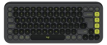 Logitech POP Icon Keys - Tastatur - kabellos - Bluetooth LE - Graphite - grün - TL: US, QWERTY von LumaTech