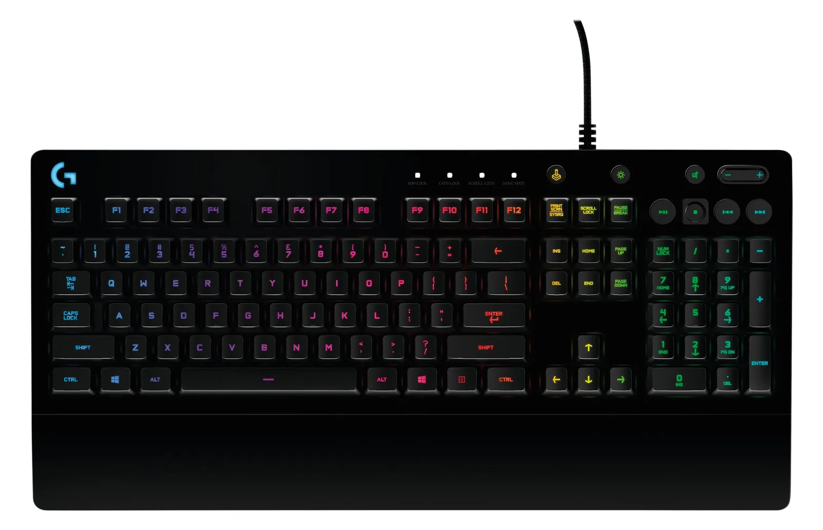 Logitech Prodigy G213 - Tastatur - hintergrundbeleuchtet - TL: Schweiz, QWERTZ, Ansicht 3