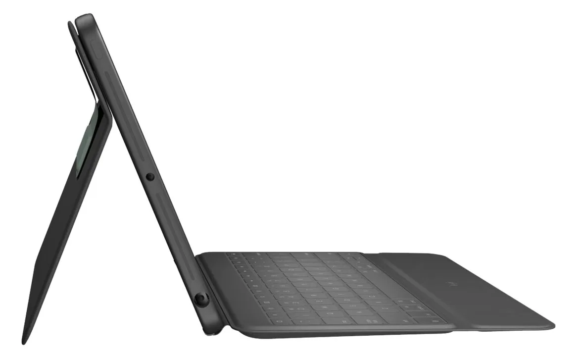 Logitech Rugged Folio - Tastatur und Foliohülle - TL: US, QWERTY, Ansicht 3