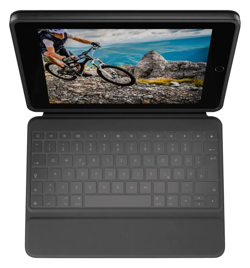 Logitech Rugged Folio - Tastatur und Foliohülle - TL: US, QWERTY, Ansicht 4