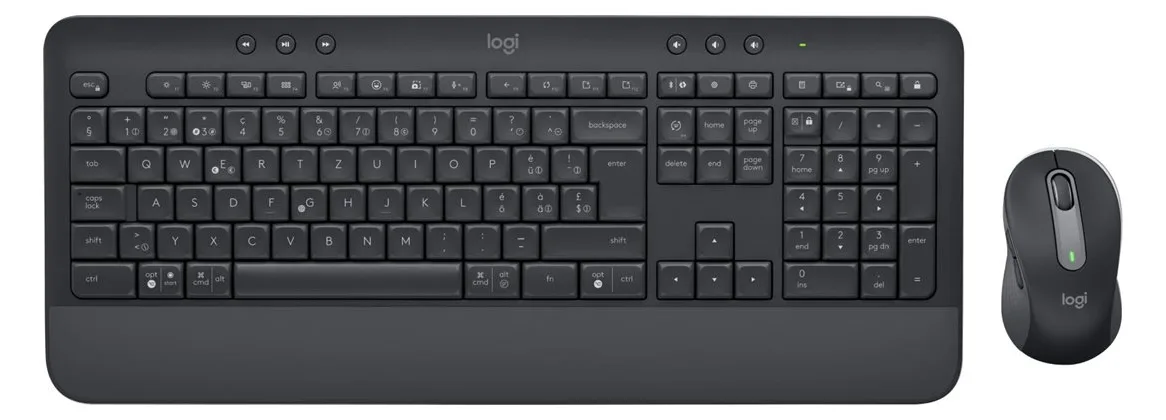 Logitech Signature MK650 for Business - Tastatur-und-Maus-Set - TL: CZ/SK, QWERTY, Ansicht 3