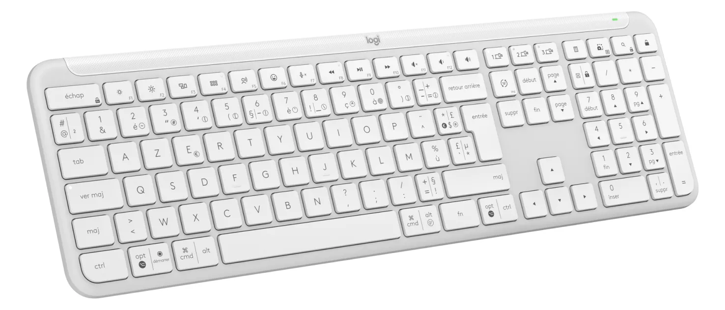 Logitech Signature Slim K950 - Tastatur - 100% - TL: Französisch, AZERTY, Ansicht 4
