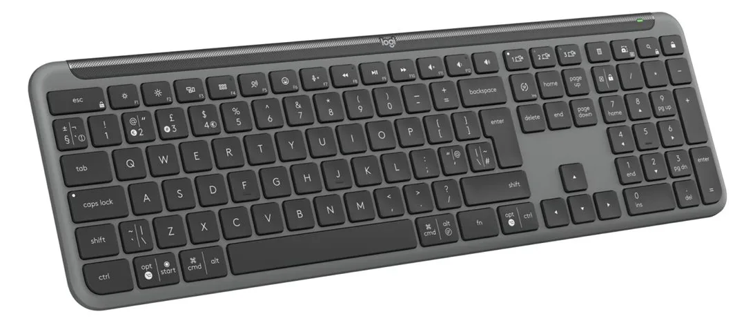 Logitech Signature Slim K950 - Tastatur - kabellos - TL: Nordisch, QWERTY, Ansicht 4