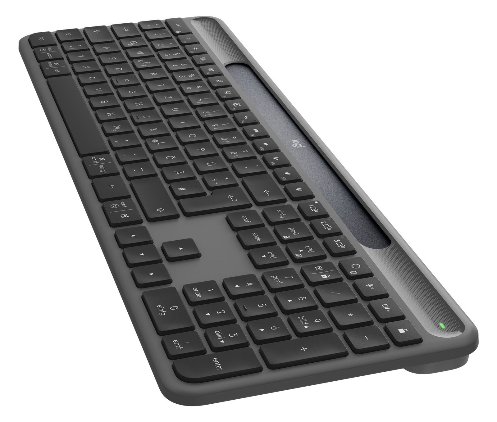 Logitech Signature Slim Solar+ K980 for Business - TL: Deutsch, QWERTZ
