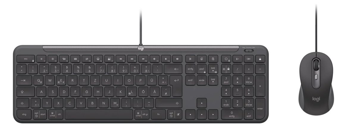 Logitech Signature Slim Wired Combo MK620 for Business - TL: Deutsch, QWERTZ