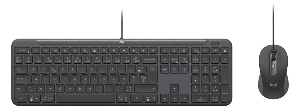 Logitech Signature Slim Wired Combo MK620 for Business - TL: Französisch, AZERTY