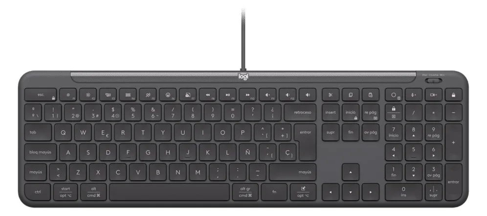 Logitech Signature Slim Wired Combo MK620 for Business - TL: Französisch, AZERTY, Ansicht 4