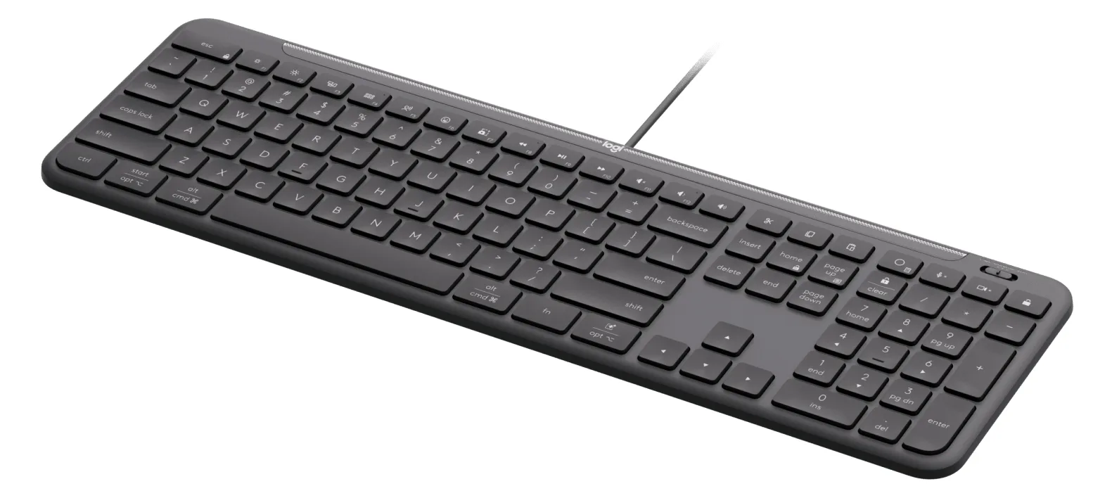Logitech Signature Slim Wired K620 for Business - TL: Deutsch, QWERTZ, Ansicht 3