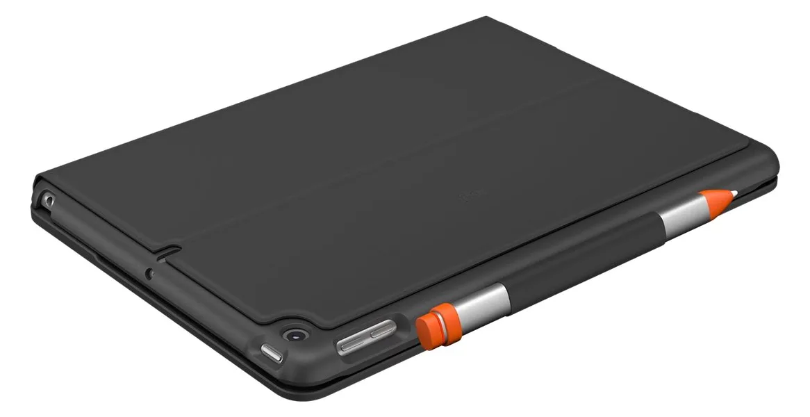 Logitech Slim Folio - Tastatur und Foliohülle - kabellos - Bluetooth LE - TL: Nordisch, QWERTY, Ansicht 5